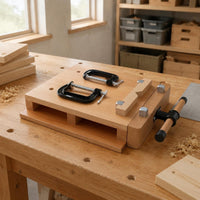Manual DIY Workbench Heavy Duty Educational Project Table Woodcraft Bench Vise for Students