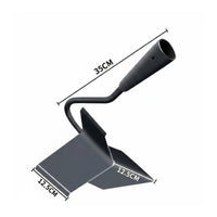 Triangular Hoe Multifunctional Furrow Hoe Portable Manual Weeder for Gardeners, Farm, Land Clearing