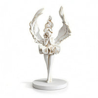 Angel Figurine Decorative Praying Angel Statue Tabletop for Living Room, Shelf