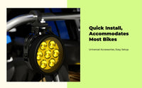 LED Motorcycle Spotlight: bright, waterproof