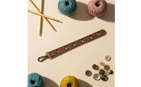 Leather Yarn Organizer Easy to Organize Knitting Yarn Organizer