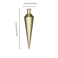 Brass plumb plumb weight, sturdy measuring tool, suitable for construction and woodworking, oxidation-resistant, easy to keep.