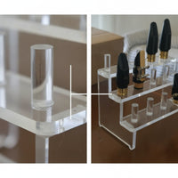 3-Tier Saxophone Mouthpiece Display Stand Tabletop Mouthpiece Stand with 15 Posts Freestanding Space-Saving for Saxophonists