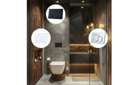 Water-Saving Concealed Cistern Dual Flush Plate Easy to Press Bathroom Hardware for Restroom