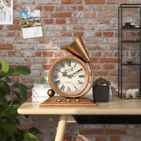 Vintage Desk Timepiece Decorative Retro Table Timepiece Lightweight for Shelf