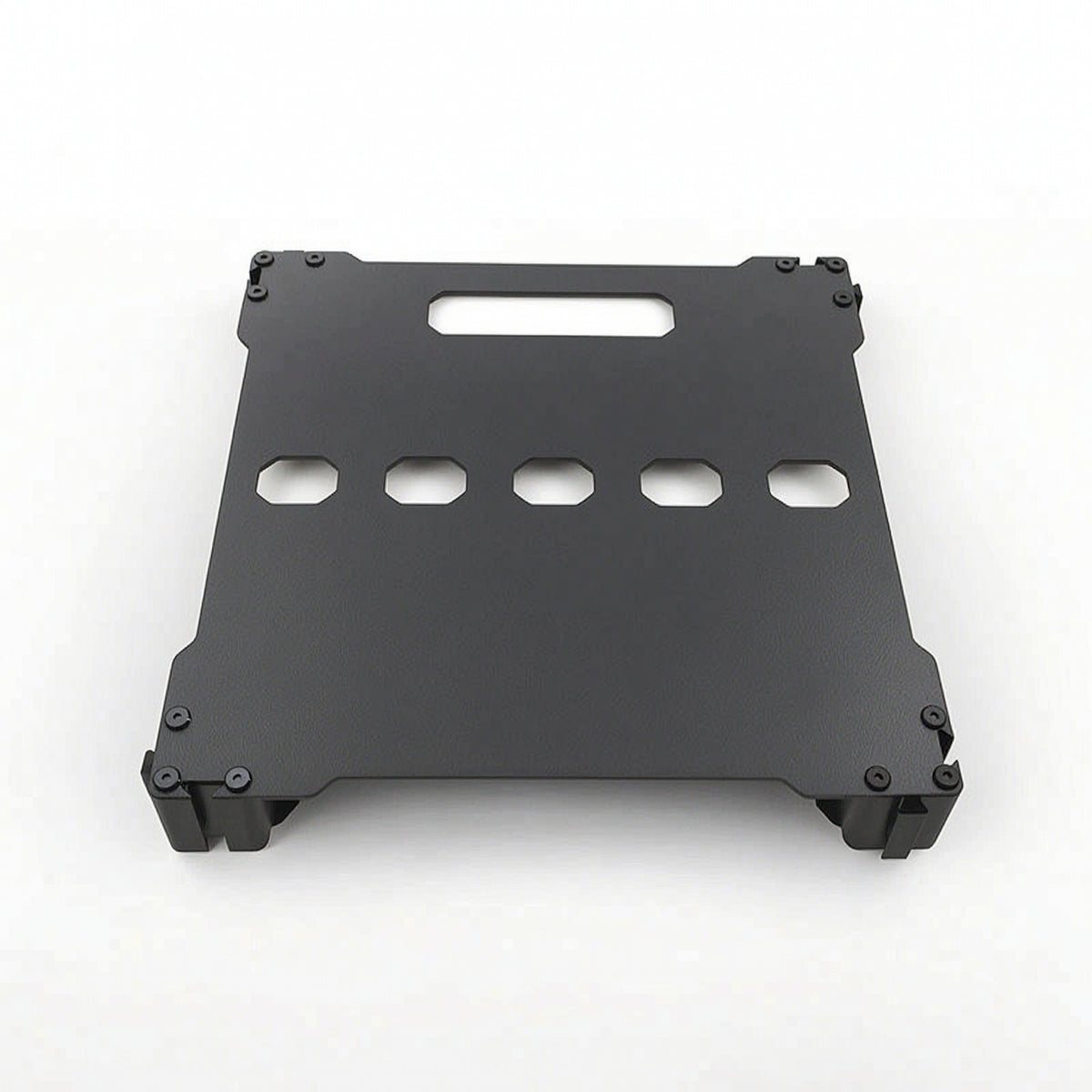 Guitar Pedal Board with Handle Aluminum Pedal Board with Adjustable Feet Flat Effect Pedalboard for Guitarists, Bassists, Stage, Rehearsals, Studio