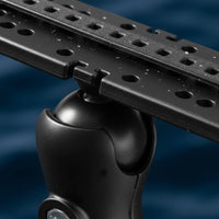 360° Rotation Marine Life Detector Mount Easy Installation Universal Marine Life Detector Mount Heavy Duty Construction for Fishermen