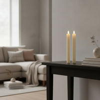 Battery Operated Taper Candles Slender LED Taper Candles Realistic