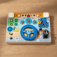 Electronic Steering Wheel Toy Screen-Non-Screen Simulation Driving Board