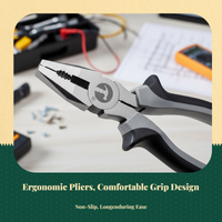 Multifunctional Pliers Set, 8 cm Long Nose, wire snipper, Non-Slip Handles, Precise Cutting, Suitable for Home Use, Workshop, Electricians