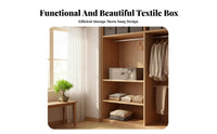 Foldable textile Clothes Box Multi-functional Foldable Clothing Bag Stackable