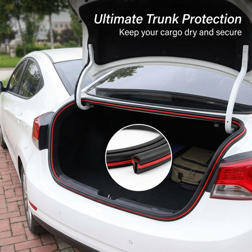 Car Door Seal Strip, Automotive Weatherproofing Seal, Soundproof Noise Reduction, Waterproof Dustpro - Image 2