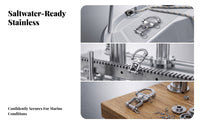 Marine-Grade Rotating Shackle