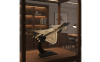 1/48 J-20 Model Diecast Fighter Jet Model with Display Stand Alloy Low-Observable Aircraft for Aviation Fans