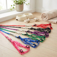 Dog Harness and Dog Leash Set with Buckle Closure, Polyester Pet Harness for Small Pets, Comfortable Cat Harness for Young Dogs and Kittens