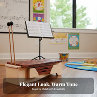 Resonator Box 13-Bar Soprano Xylophone Diatonic Scale Colorful Bar Xylophone Child-Safe Orff Instrument Includes 2 Mallets for Children, Music Educators, Beginners, Classroom, School, Therapy sessions, Home Play