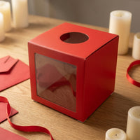 Mystery Box with Window Cardboard for Bridal Showers, Party Hosts