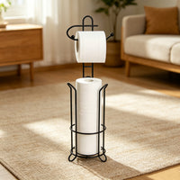Floor Standing Bathroom Tissue Holder Modern for Guest Room