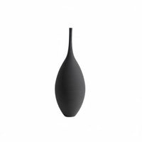 Ceramic Vase Brushed Texture Modern Minimalist Vase Holds Water for Entryway
