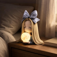 Piggy Bank Lamp Storage Function Desktop Ornament Lamp Press Control for Bedside