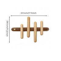 Wall Coat Rack with Hooks Space-Saving Wall Coat Rack Minimalist for Bedroom