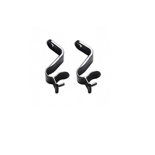 2 Pieces Seat Back Hook Black Car Seat Hook Easy to Install
