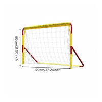 Soccer Goal Rectangular Frame Outdoor Soccer Goal White Netting