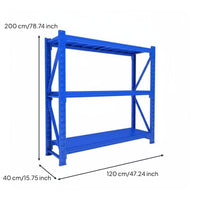 1 Piece Storage Shelf Freestanding Shelving Heavy Duty Metal Shelving Unit Multi Layer Storage Rack Durable Steel Construction Adjustable Modular Suitable for Warehouse Garage Retail Store Workshop