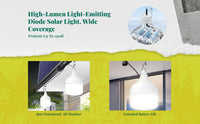 Solar waterproof LED garden light