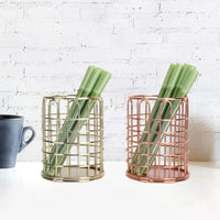Nordic Design Stationery Holder Wrought Iron Design Metal Wire Writing