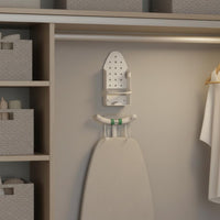 Wall Mounted Iron and Ironing Board Holder Universal Fit for Closet