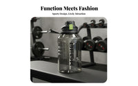 Food-Grade Material Large Capacity Water Jug Long-Lasting Large Capacity Water Bottle Leak-Proof for Men, Office Workers, Workout, Hiking