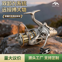 皓顿NGK后卸力纺车轮 双刹车远投轮 欧式库钓鲤鱼轮3000-7000型号
