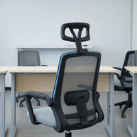 Easy to Install Headrest with Mounting Bracket Long-Lasting Office Chair Headrest Supportive Slimline for Gamers