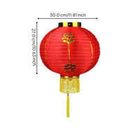 Red Lantern String Lights Waterproof Outdoor Lanterns