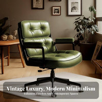 Highspine managerial Chair Vintage design rotate Seat Ergonomic Design Height Adjustable for Adults