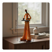5 Pieces Jazz Musician Statue Set Artistic Design Retro Band Statues