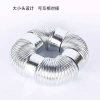 加厚镀锌白铁皮烟管取暖炉炉子柴火锅炉烟囱弯头家用烟筒火炉