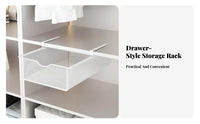Under-Shelf Sliding Drawer tooltoolwithslide-out tools Installation Cabinet Organizer Stackable