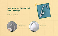 304 Stainless Steel Rotating Faucet