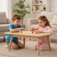 Two-Player Sling Puck Board Game Interactive Sling Puck Game Fast-Paced Board with Elastic Cords Smooth for Playrooms