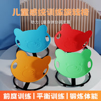 Sensory Training Chair Round Rotating Sensory Disc Training Equipment for Children Vestibular Balance Seat Toy Swivel Chair