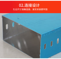 Fireproof Coated Cable Tray, Aluminum Alloy Ladder Type, Large Span