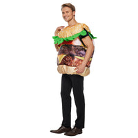 Beef Hamburger Costume for Adults