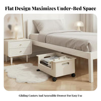 Wheeled Underbed Box long-finaling Construction Wheeled Underbed Container dirtresistant