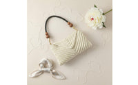 Small Square Shoulder Bag Chic Knitted Shoulder Bag Easy to Match Outfits