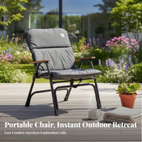 Moon Chair Foldable Design Portable Seating Easy Setup for Backyard, Beachand proceeders