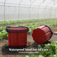 Lightweight Portable Farming Stool Wear-Resistant Wearable Work Stool Stable for Field Workers, Gardeners, Greenhouse, Harvesting, Outdoor