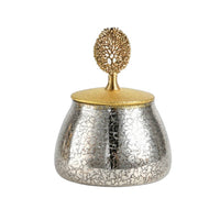 Storage Jar with Tree Finial Subtle for Living Room, Collectors