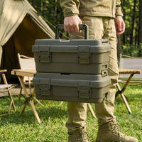 Hard-Sided Heavy-Duty with Handle Lockable Secure Carrying Case for Amateur Fixers, Home Repairs, Work